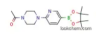 Molecular Structure of 1073372-01-6 (2-(4-ACETYLPIPERAZIN-1-YL)PYRIDINE-5-BORONIC ACID, PINACOL ESTER)